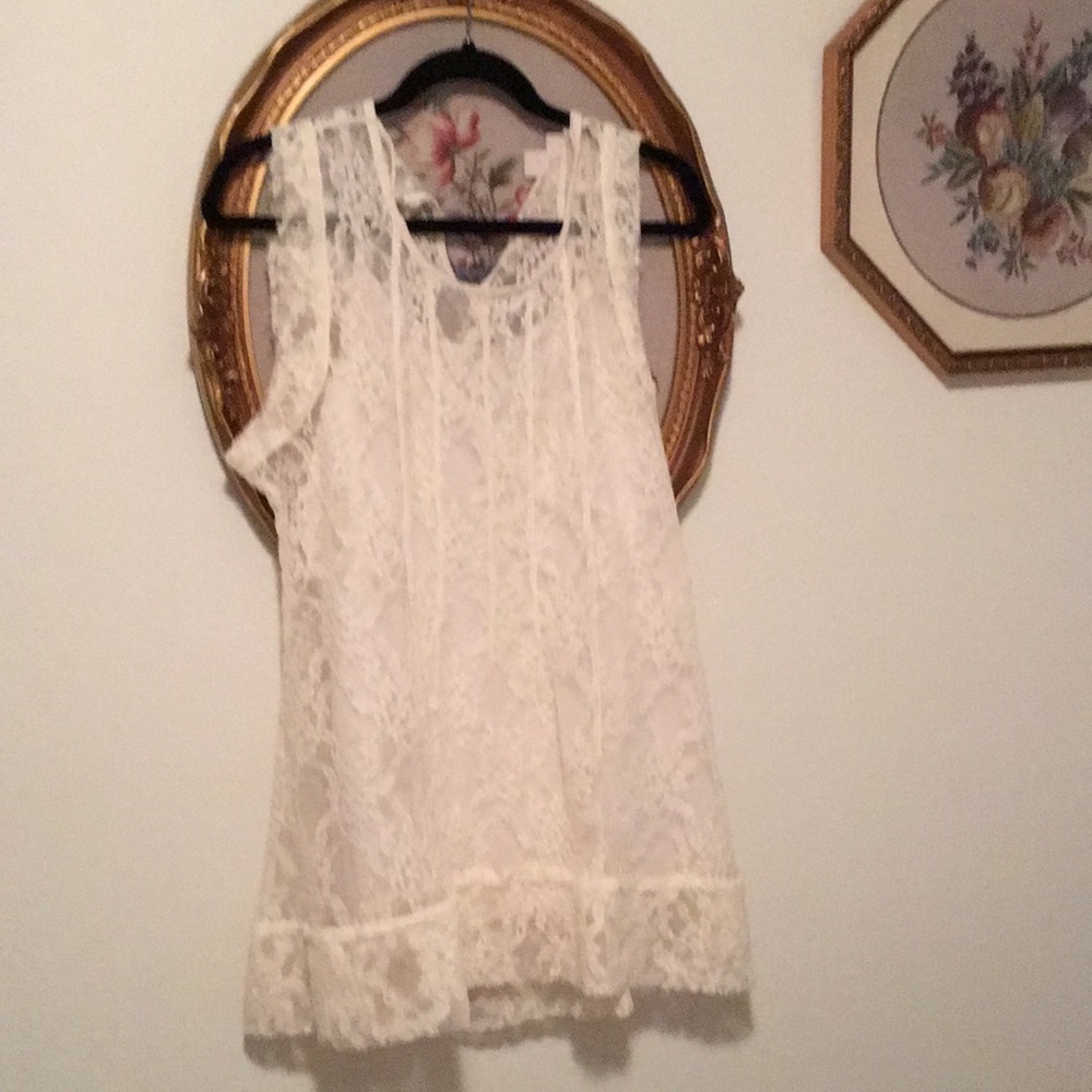 Lace and Camisole Top.